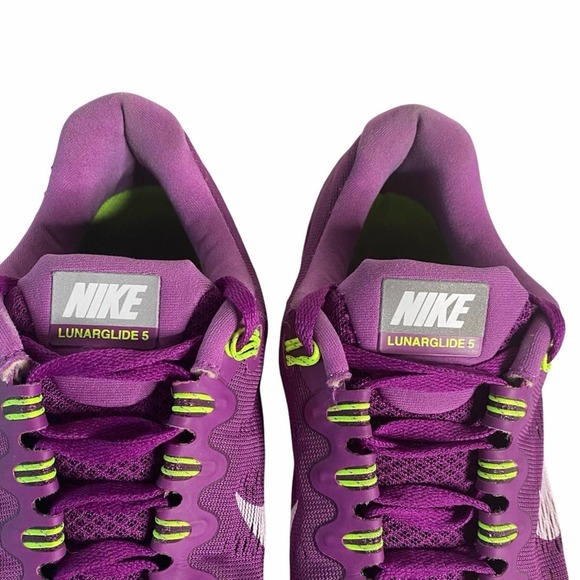 Nike lunarglide 5 running shoe Sz 7 purple - Picture 6 of 9